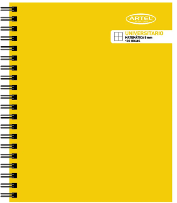 Cuaderno Universitario Artel 100 hojas 5mm liso