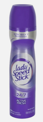 DESODORANTE LADY SPEED STICK 24/7 ACTIVE FRESH 150ML