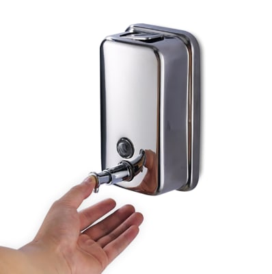 DISPENSADOR DE JABÓN METALICO TAUMM 800ML