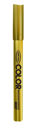 MARCADOR ACRILICO ARTEL DORADO 1MM1