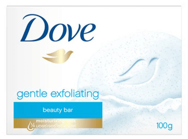 JABÓN EN BARRA DOVE GENTLE EXFOLIATING 100GR
