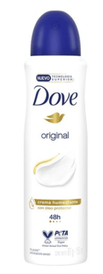 DESODORANTE SPRAY DOVE DAMA ORIGINAL 150ML