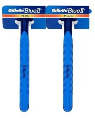 PACK 2 MAQUINA DE AFEITAR GILLETTE BLUE2 PLUS 2 HOJAS