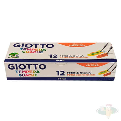 TEMPERA GIOTTO 12 COLORES