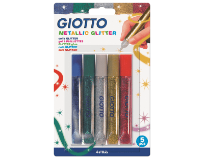 SET GLITTER GIOTTO X 5 UNIDADES