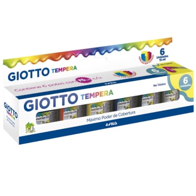 TEMPERA GIOTTO 6 COLORES