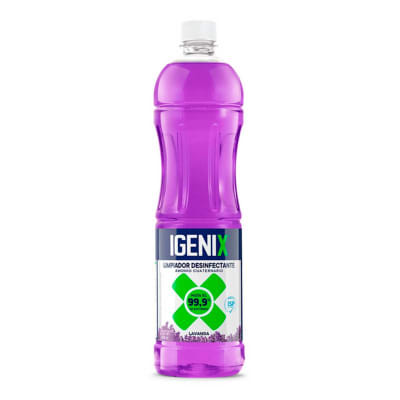 LIMPIADOR DESINFECTANTE IGENIX LAVANDA 900ML (CON AMONIO CUATERNARIO)