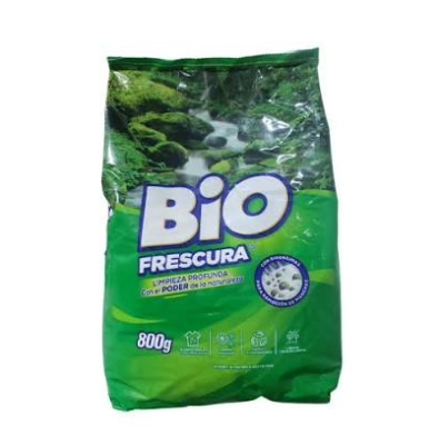 DETERGENTE EN POLVO BIO FRESCURA 800GR