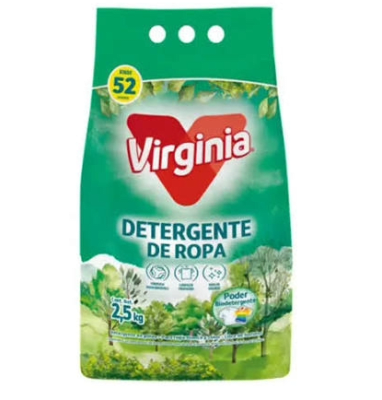 DETERGENTE EN POLVO VIRGINIA 2.5 KG