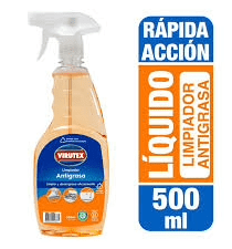 LIMPIADOR ANTIGRASA CON GATILLO 500ML VIRUTEX PRO