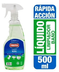 LIMPIADOR DE BAÑO CON GATILLO 500 ML VIRUTEX PRO