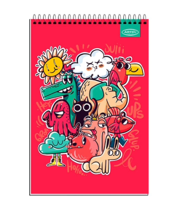 CROQUERA DOODLE ARTEL OFICIO 21X32CM 80HOJAS