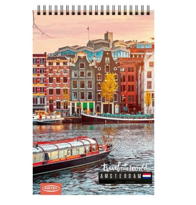 CROQUERA CIUDADES ARTEL OFICIO 21X32CM 80 HOJAS