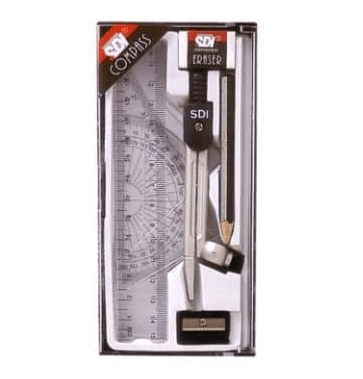 COMPAS SDI METAL EN CAJA + 8PCS