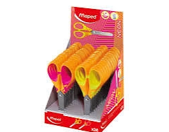 TIJERA MAPED ESSENTIALS SOFT NEON 13CM