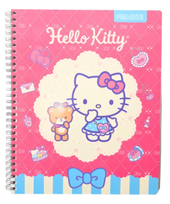 CUAD UNIV  PROARTE HELLO KITTY D/ESPIRAL T/DURA 100 HJS 7 MM