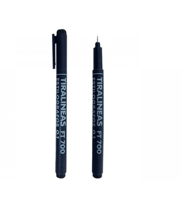 TIRALINEA FT700 ESTILOGRAFOS 0.1 NEGRO PROARTE