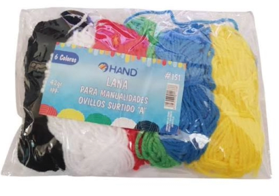 SET LANA HAND 6 OVILLOS 42GR