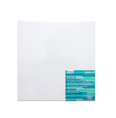 BASTIDOR TELA HAND  40X40CM 280GR