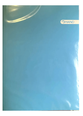 CARPETA PLASTIFICADA HAND CELESTE1