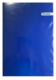 CARPETA PLASTIFICADA HAND AZUL1