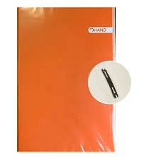 CARPETA PLASTIFICADA CON ARCHIVADOR HAND NARANJA1