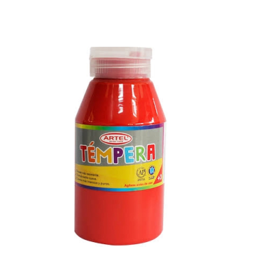 TEMPERA ARTEL BERMELLÓN  ROJO 250ML1