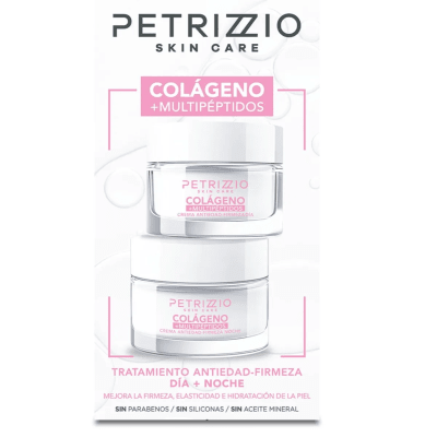 EST PETRIZZIO SKIN CARE COLÁGENO + MULTIPÉPTIDOS TRATAMIENTO ANTIEDAD -FIRMEZA DIA Y NOCHE1