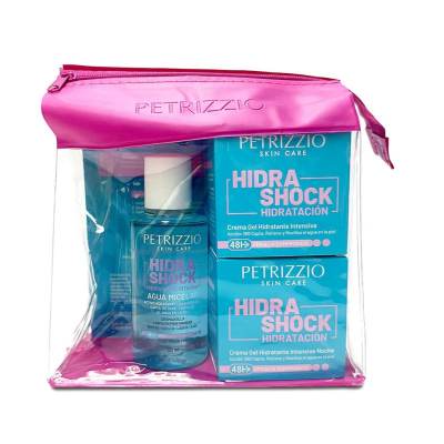 EST PETRIZZIO SKIN CARE HIDRA SHOCK CREMA DIA+CREMA NOCHE +AGUA MICELAR+MASCARILLA FACIAL.1