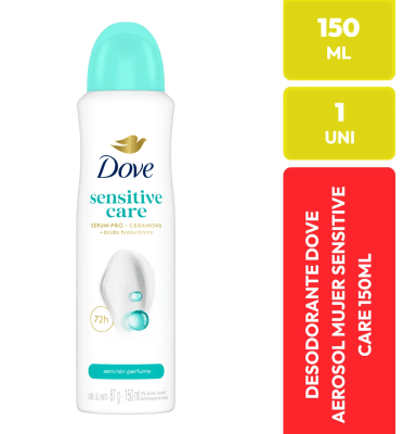 DEO SP DOVE DAMA SENSITIVE CARE SÉRUM PRÓ-CERAMIDAS + ÁCIDO HIALURÓNICO S/P 0%ALCOHOL 72H 150ML1
