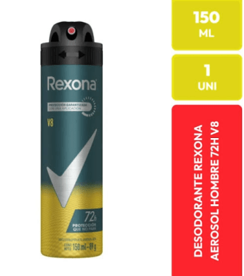 DEO SP REXONA MEN V8 72H 150ML