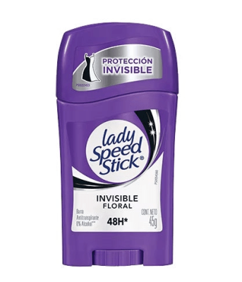 DEO BARRA LADY SPEED STICK INVISIBLE FLORAL 0% ALCOHOL 48H 45GR1