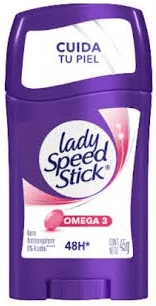 DEO BARRA LADY SPEED STICK OMEGA 3  0% ALCOHOL 48H 45GR