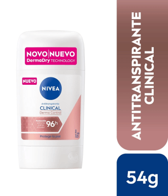 DEO CLINICAL NIVEA DAMA DERMA CONTROL 96H 54GR