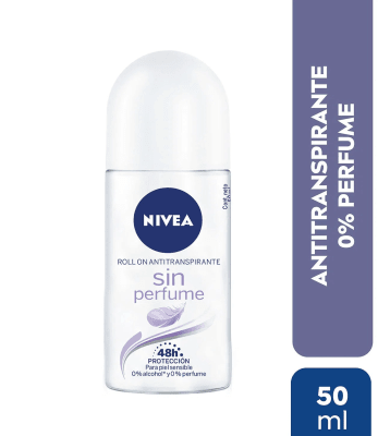 DEO ROLL ON NIVEA SIN PERFUME  48H 50ML