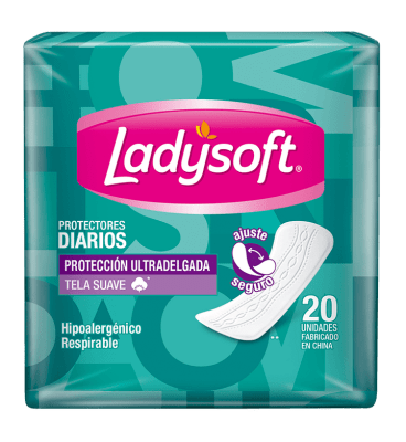 LADYSOFT PROTECTOR DIARIO TELA SUAVE 20 UNI1