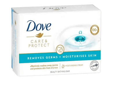 JABÓN EN BARRA DOVE CARE & PROTECT  100GR