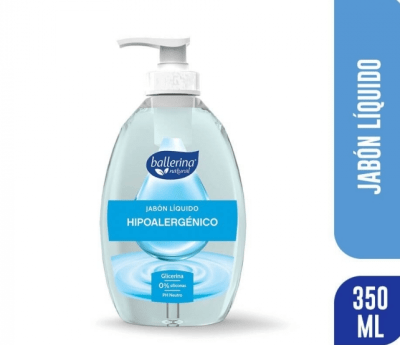 JABON LIQUIDO  BALLERINA HIPOALERGÉNICO 350ML1