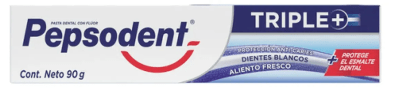 PASTA DENTAL PEPSODENT TRIPLE+ 90GR1