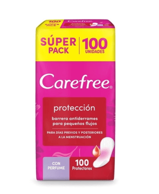 PROTECTOR DIARIO CAREFREE CON PERFUME X100