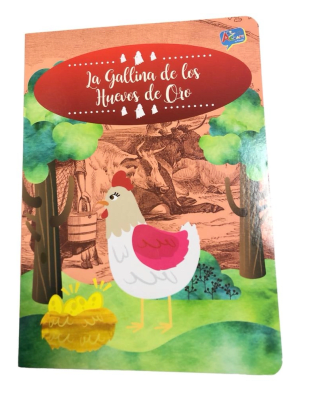 CUENTO TAPA DURA LA GALLINA DE LOS HUEVOS DE ORO ART AND CRAFT1