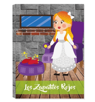 CUENTO TAPA DURA LOS ZAPATOS ROJOS ARTE AND CRAFT1