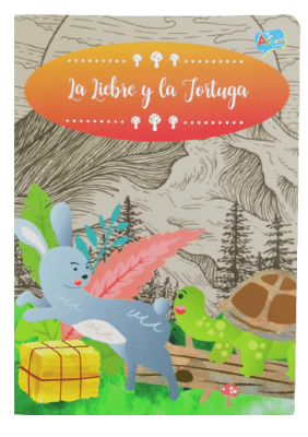 CUENTO TAPA DURA LA LIEBRE Y LA TORTUGA ART AND CRAFT