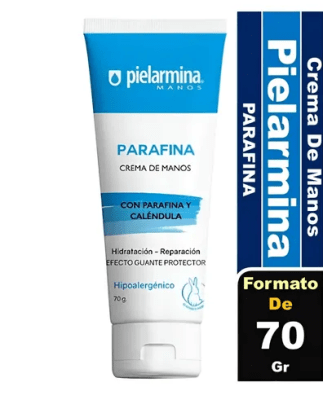 CREMA PIELARMINA MANOS PARAFINA Y CALENDULA  HIDRATACIÓN-REPARACIÓN 70GR1