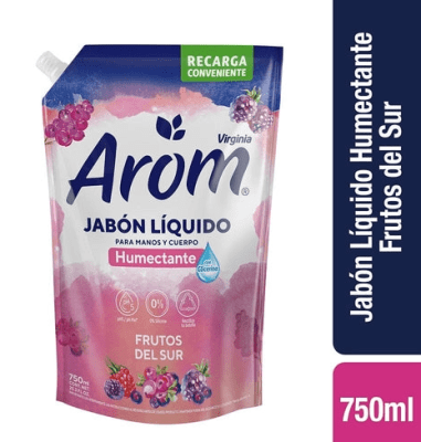 JABÓN LÍQUIDO HUMECTANTE DOYPACK AROM FRUTOS DEL SUR 750CC