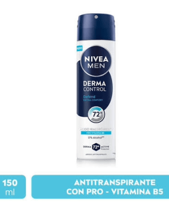 DEO SP NIVEA MEN DERMA CONTROL DEFEND EXTRA CONFORT ÁCIDO HIALURÓNICO 72H 0% ALCOHOL 150ML1