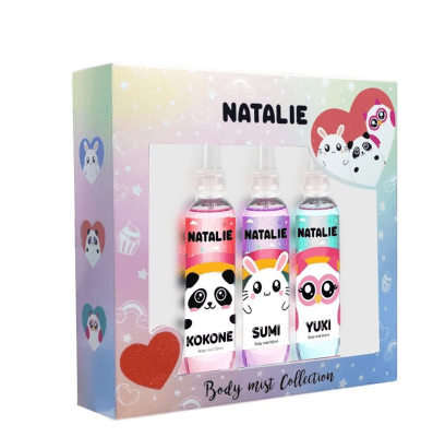EST NATALIE BODY MIST COLLETION X3 100ML (KOKONE-SUMI-YUKI) C/U1