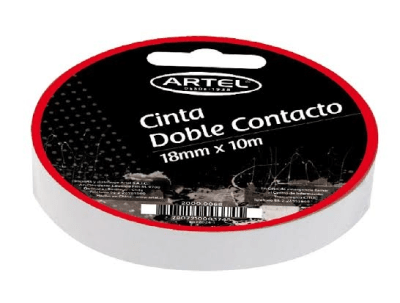 CINTA DOBLE CONTACTO  ARTEL 18MMX10M