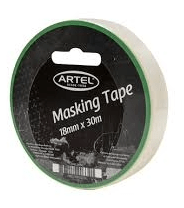 CINTA MASKING TAPE ARTEL 18MMX30M