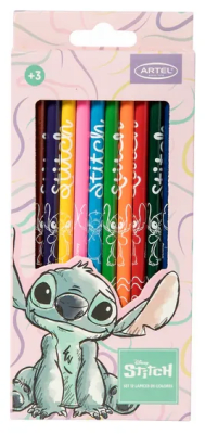 LAPICES DE COLOR ARTEL DISNEY STITCH 12 COLORES